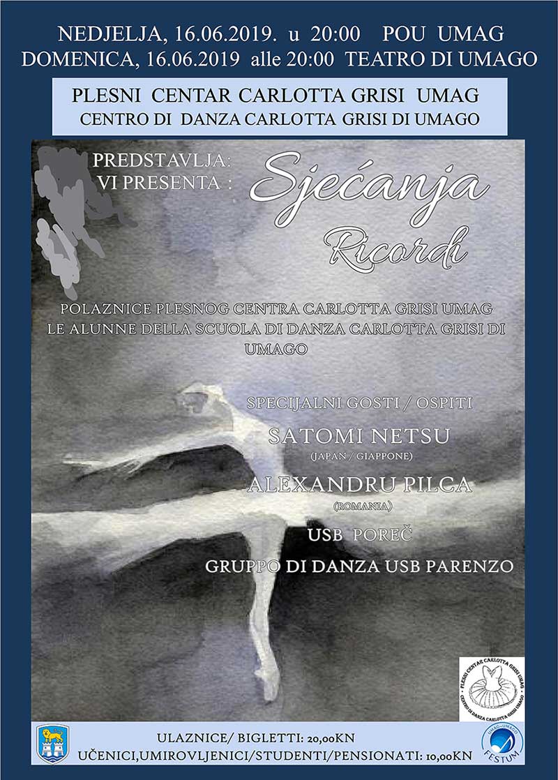 sjećanja - nastupaju SATOMI NETSU ( Japan) i ALEXANDRU PILCA ( Rumunjska)